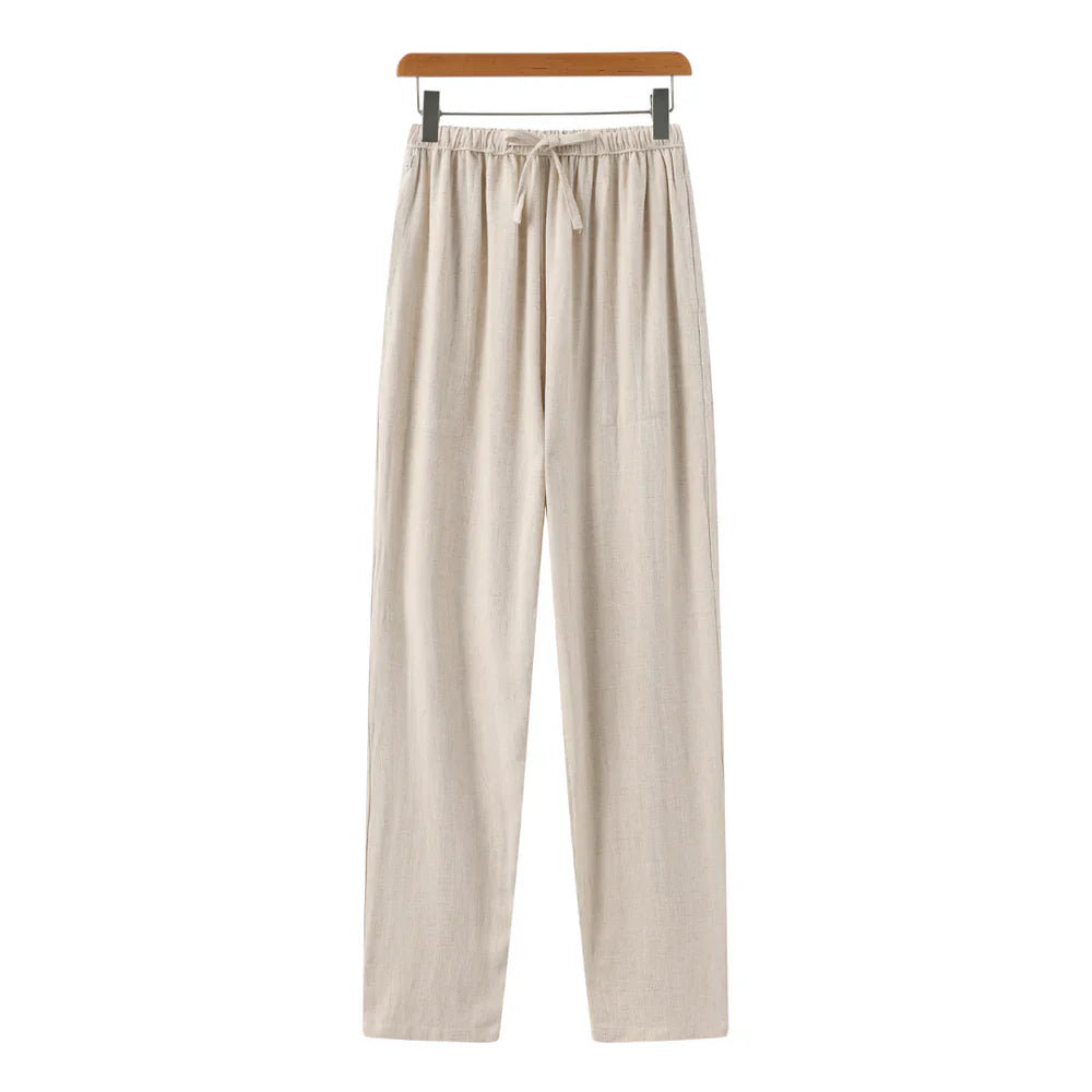 Linen Pantalon Slim Fit
