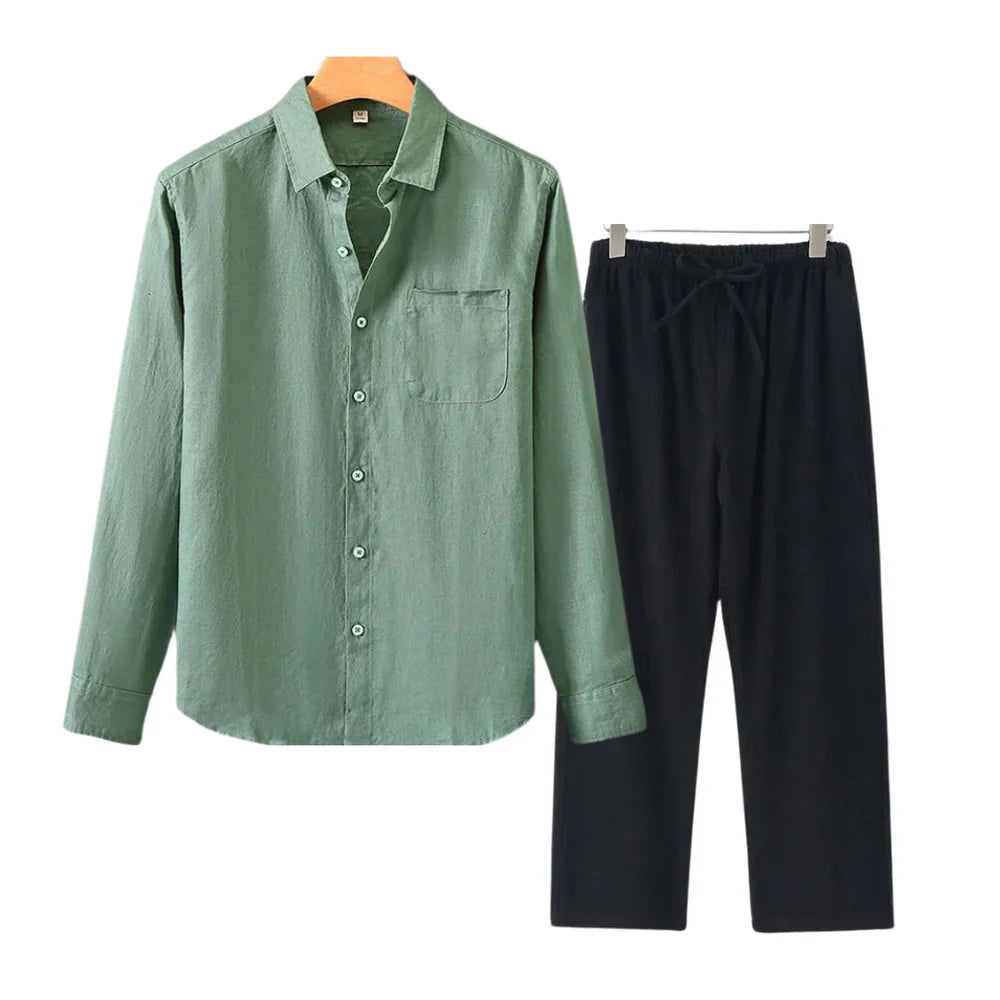 Linen Long Sleeve Combo