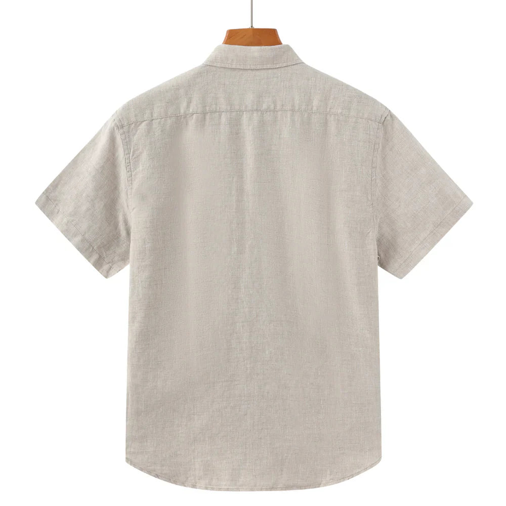 Short Sleeve Linen Shirt