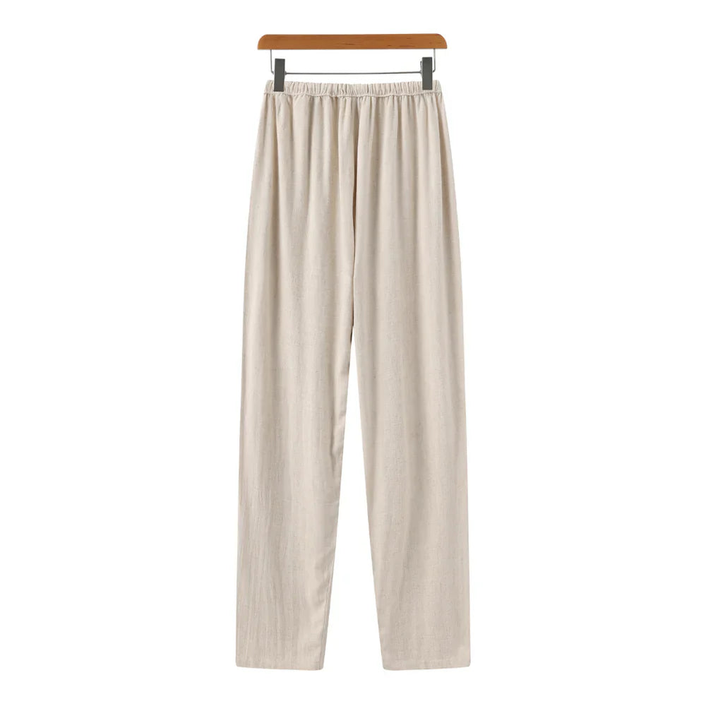 Linen Pantalon Slim Fit