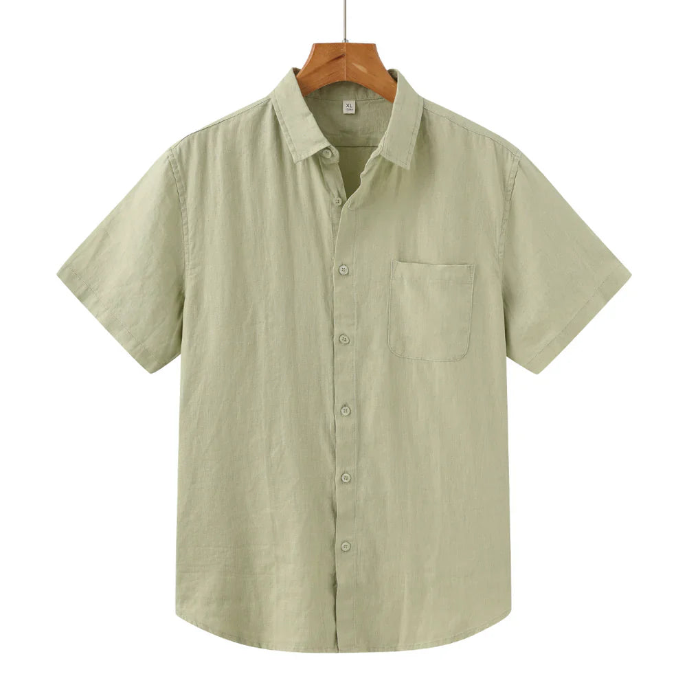 Short Sleeve Linen Shirt