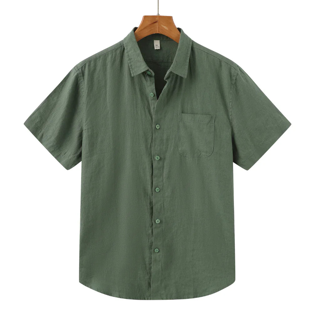 Short Sleeve Linen Shirt