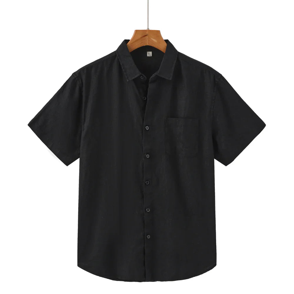 Short Sleeve Linen Shirt