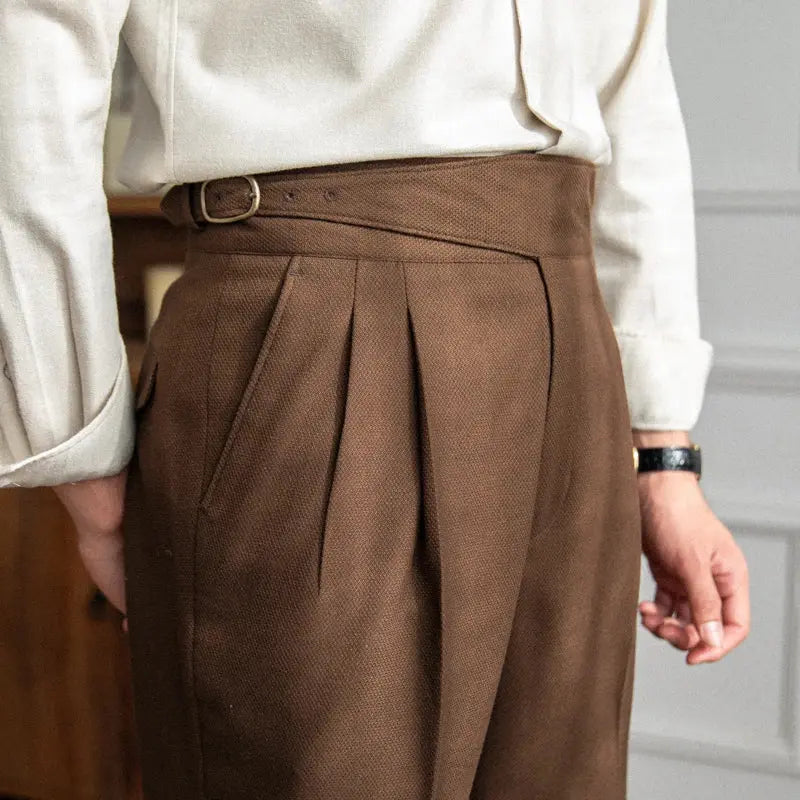 Adjustable Straight Trousers