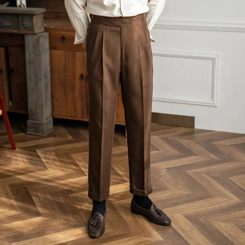 Adjustable Straight Trousers