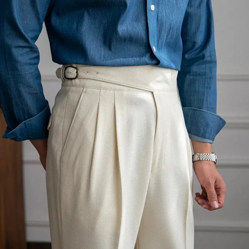 Adjustable Straight Trousers