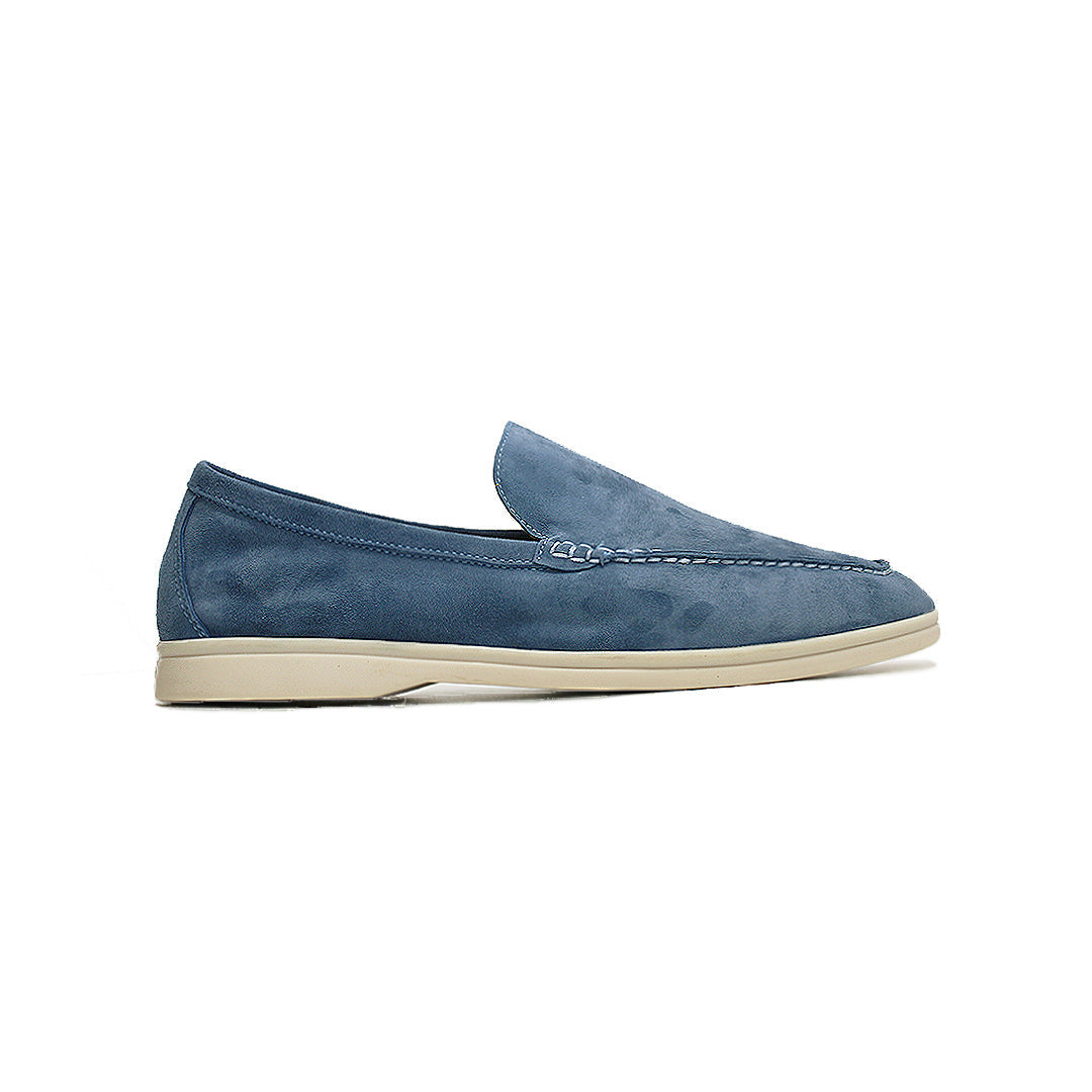 Suède Loafers - Fog Blue